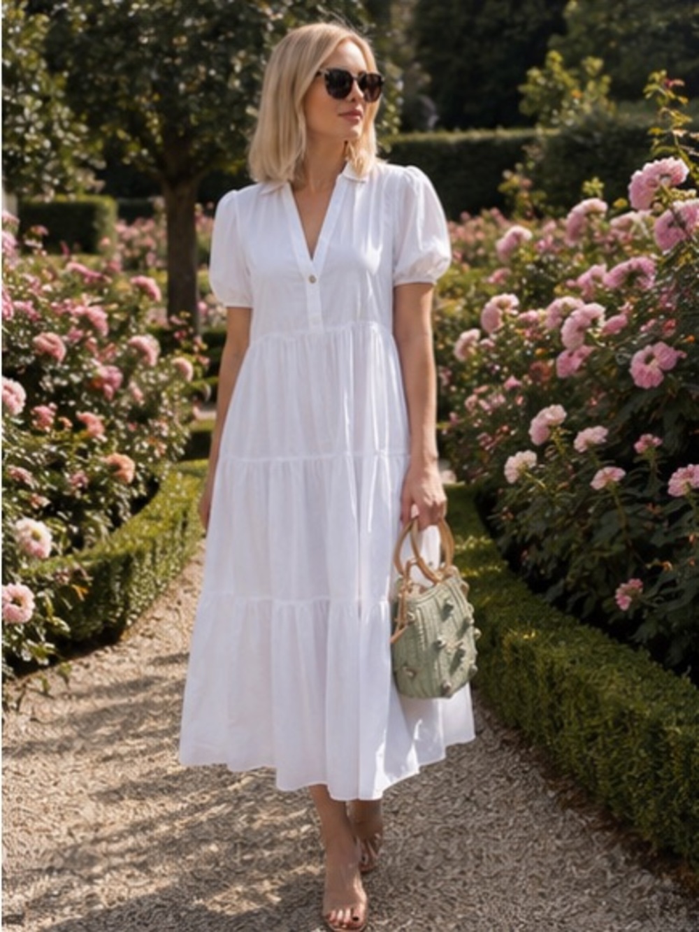 Zara  midi dress bloggers favorite - Picture 12 of 13